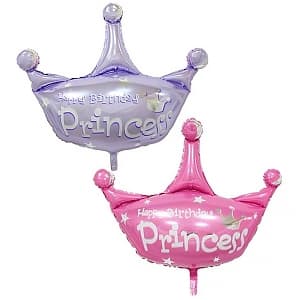 Шар (32"/81см) Фигура,Корона,СДР Принцесса Шар (32"/81см) Фигура,Корона,СДР Принцесса