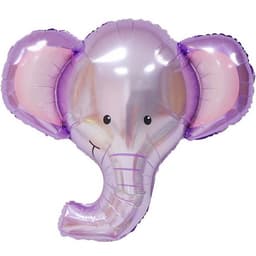 Шар (35"/89см) Фигура, Голова, Милый Слоник