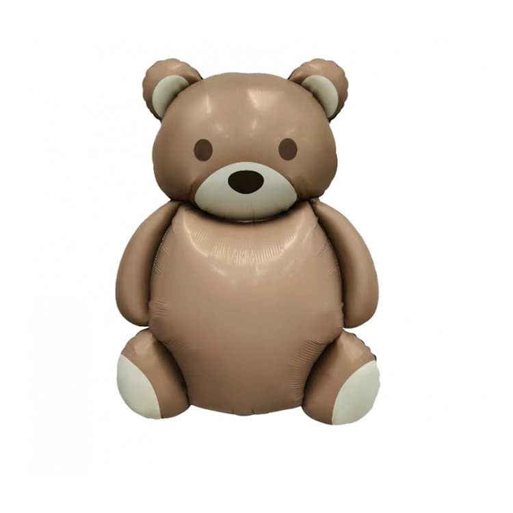 Шар (35"/89см) Фигура, Медведь, сатин