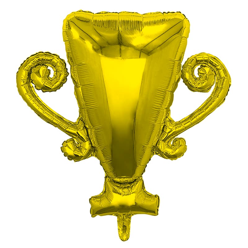 Шар (36"/91 см) Фигура, Кубок золотой в упаковке, фольгированный шар