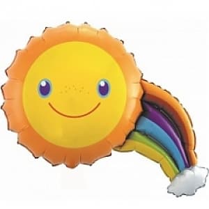 Шар (36"/91см) Фигура ,Солнечная радуга Шар (36"/91см) Фигура ,Солнечная радуга