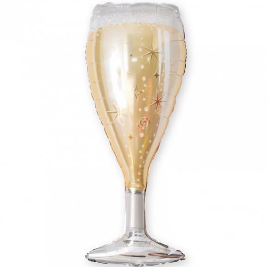 Шар (37"/94см) Фигура,Фужер в звездах Шар (37"/94см) Фигура,Фужер в звездах