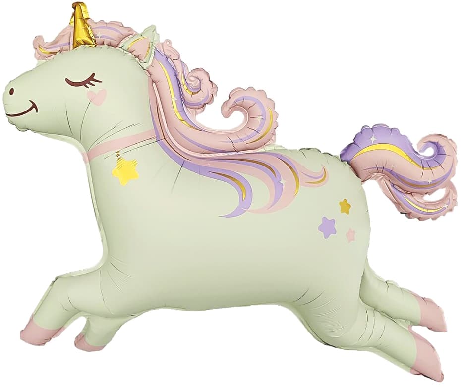 Шар (38''/97 см) Фигура, Волшебный единорог