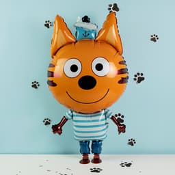 Шар (39''/99 см) Ходячая Фигура, Три Кота, Коржик