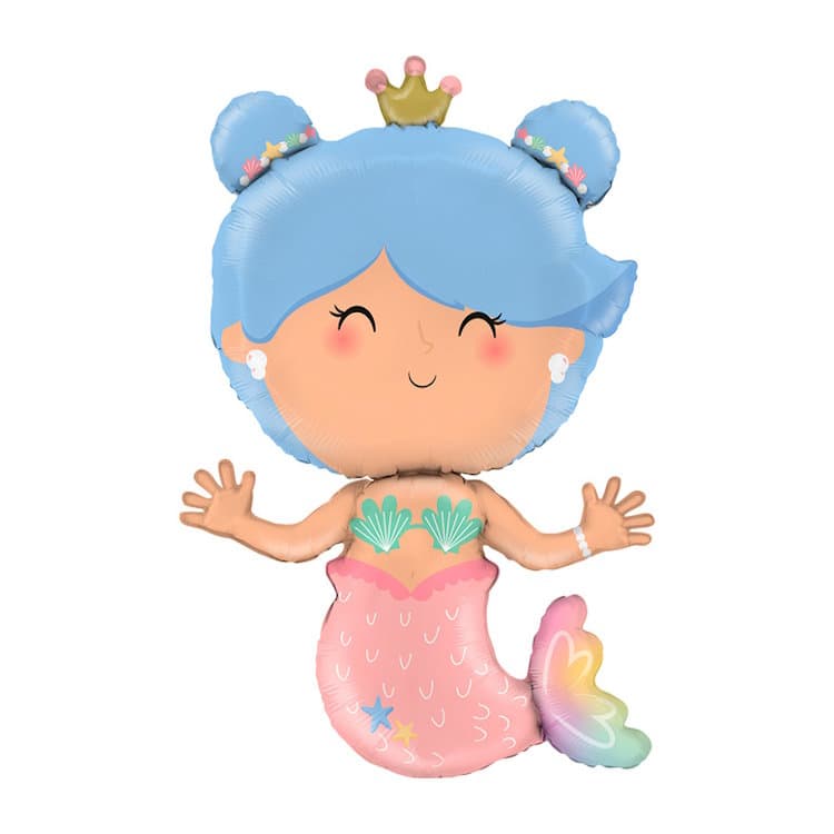 Шар (39"/99см) Фигура, Принцесса Русалочка