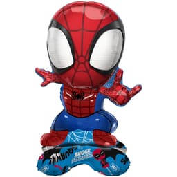 Шар 3D (22''/56 см) Фигура на подставке, Человек Паук (Только для воздуха)