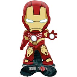 Шар 3D (23''/58 см) Фигура на подставке, Железный человек (Только для воздуха)