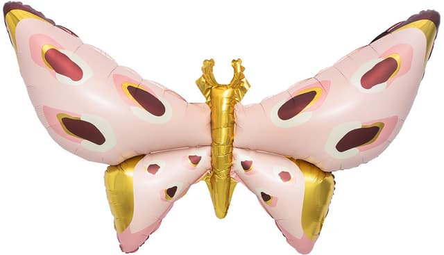 Шар 3D (45''/114 см) Фигура, Бабочка, Карнавальные крылья, Розовый Шар 3D (45''/114 см) Фигура, Бабочка, Карнавальные крылья, Розовый