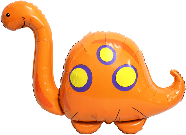 Шар (40''/102 см) Фигура, Динозавр Бронтозавр, Оранжевый Шар (40''/102 см) Фигура, Динозавр Бронтозавр, Оранжевый