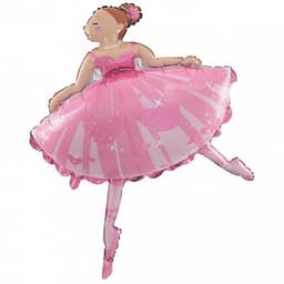 Шар (45"/114см) Фигура,Балерина