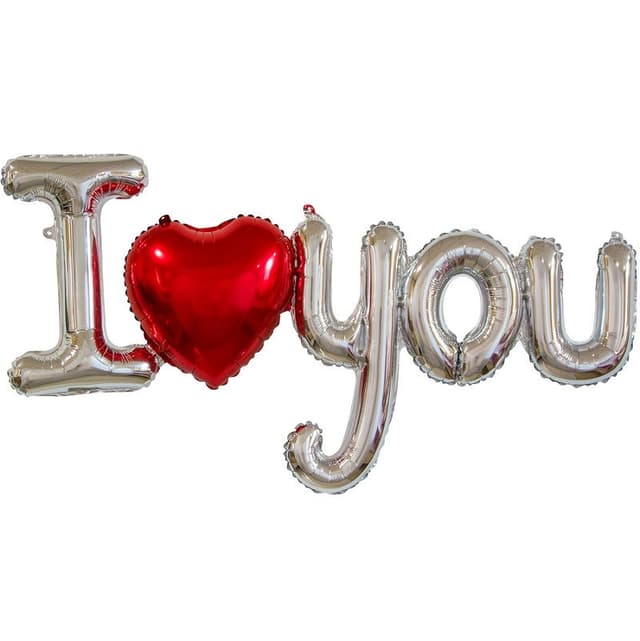 Шар (48"/122)Фигура, надпись I Love you Шар (48"/122)Фигура, надпись I Love you