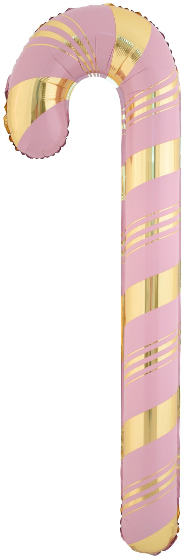 Шар (59''/150 см) Фигура, Леденец трость (надув воздухом), Розовый/Золото Шар (59''/150 см) Фигура, Леденец трость (надув воздухом), Розовый/Золото