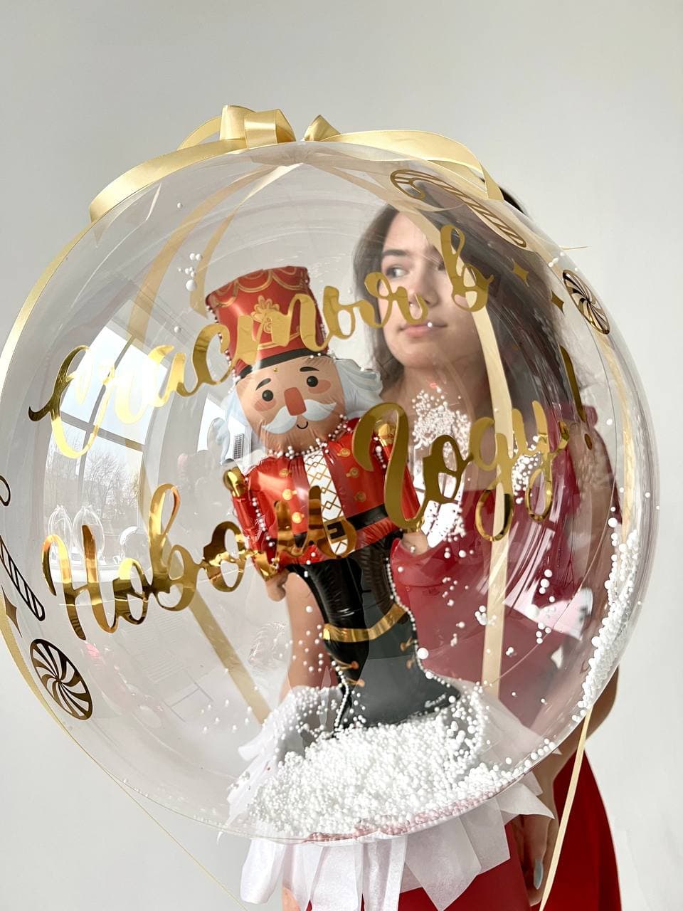 Шар баблс в шляпной коробке «Волшебный шар»