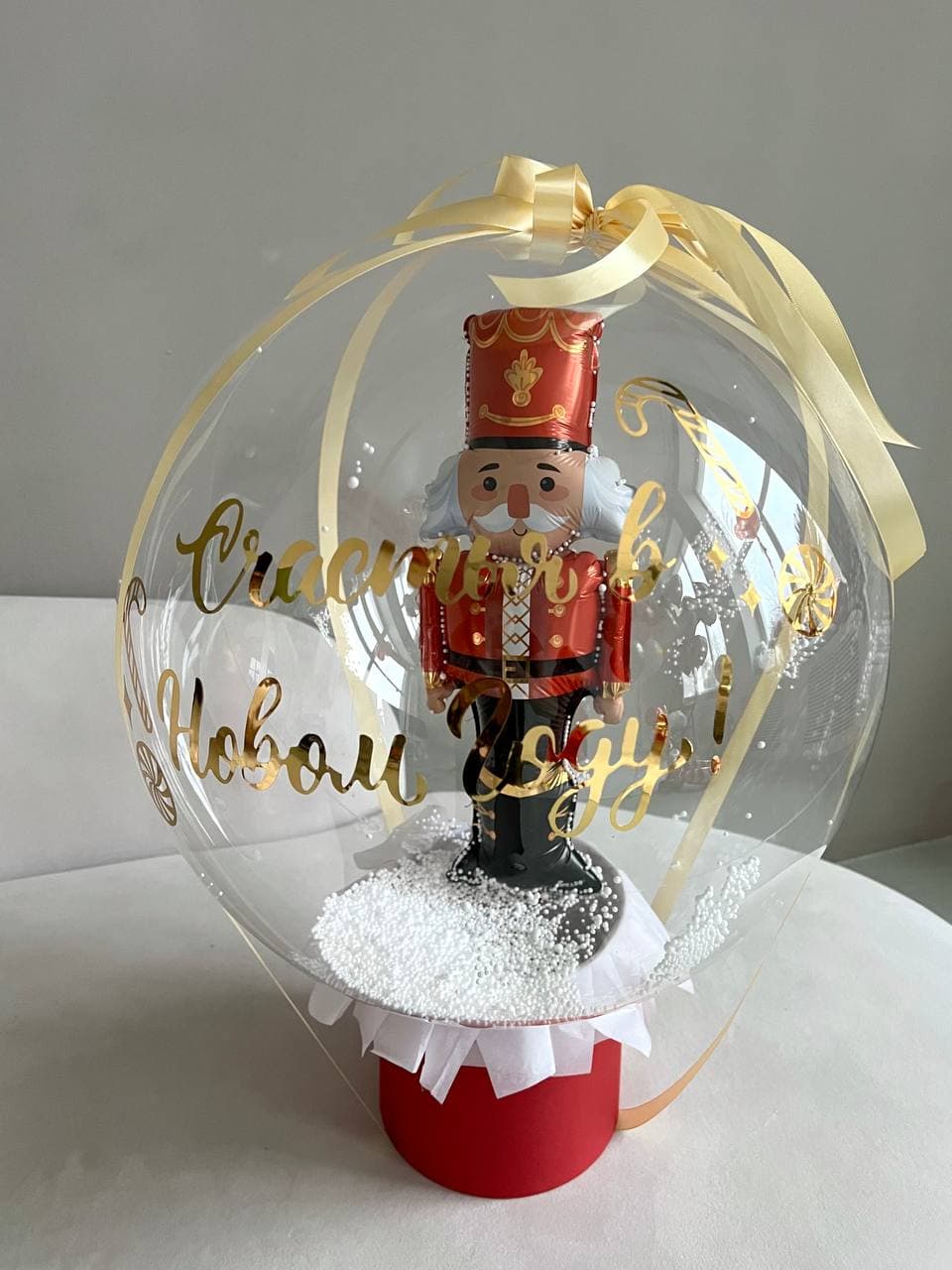 Шар баблс в шляпной коробке «Волшебный шар»