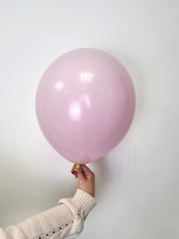 Шар даблстафф (шар в шаре) фуксия + белый пастель 30 см