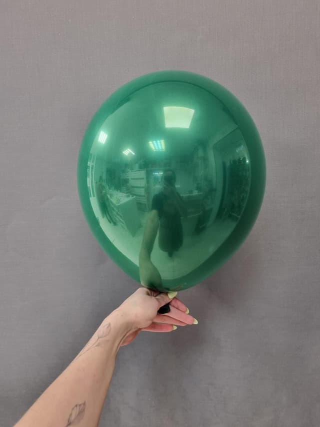 Шар даблстафф (шар в шаре) кристалл зелёный + черный пастель 30 см Шар даблстафф (шар в шаре) кристалл зелёный + черный пастель 30 см