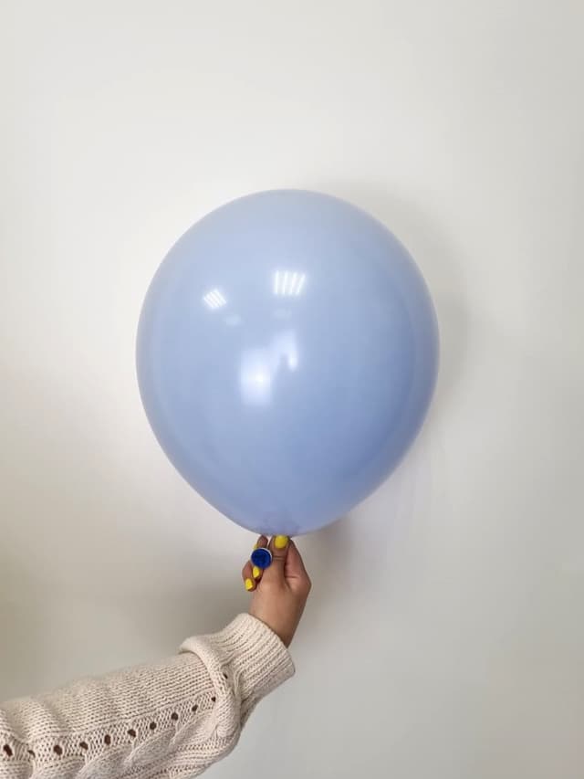 Шар даблстафф (шар в шаре) синий + белый пастель 30 см Шар даблстафф (шар в шаре) синий + белый пастель 30 см