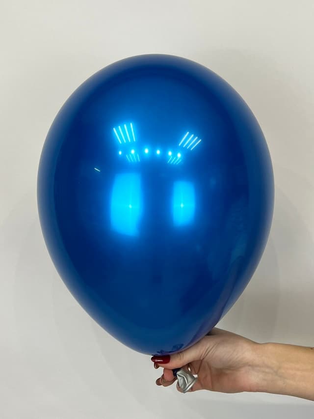 Шар даблстафф (шар в шаре) синий кристалл + серебро хром 30 см Шар даблстафф (шар в шаре) синий кристалл + серебро хром 30 см