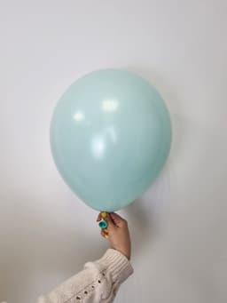 Шар даблстафф (шар в шаре) тиффани + белый пастель 30 см