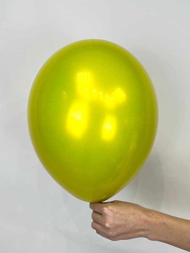 Шар даблстафф (шар в шаре) желтый кристалл + серебро хром 30 см Шар даблстафф (шар в шаре) желтый кристалл + серебро хром 30 см