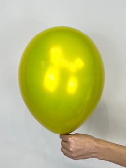 Шар даблстафф (шар в шаре) желтый кристалл + серебро хром 30 см