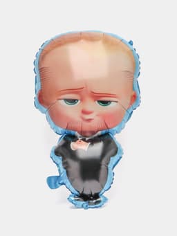 Шар фигура Малыш Босс строгий 76 см