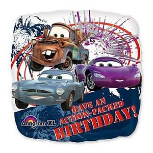 Шар фольга Тачки 2 HB с гелием 45 см