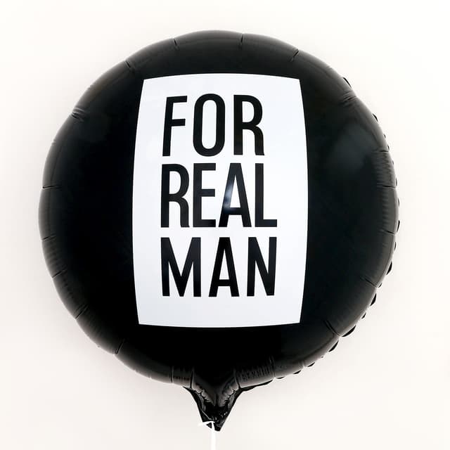 Шар фольгированный 18"/ 45 см «For real man» Шар фольгированный 18"/ 45 см «For real man»