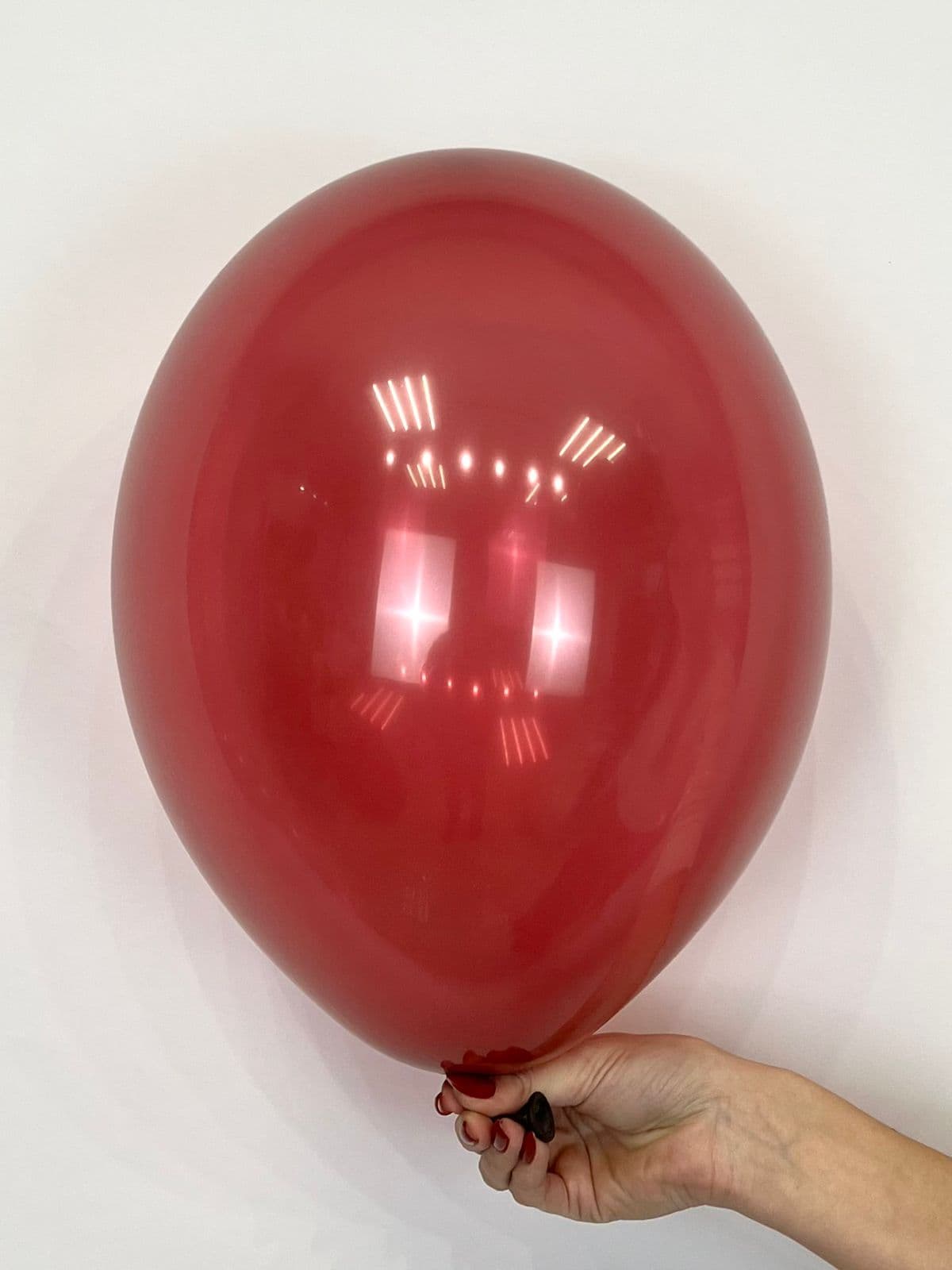 Шар кристалл Бургундия 30 см (для даблстафф)