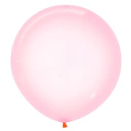 Шар кристалл пастель розовый 24"/ 60 см