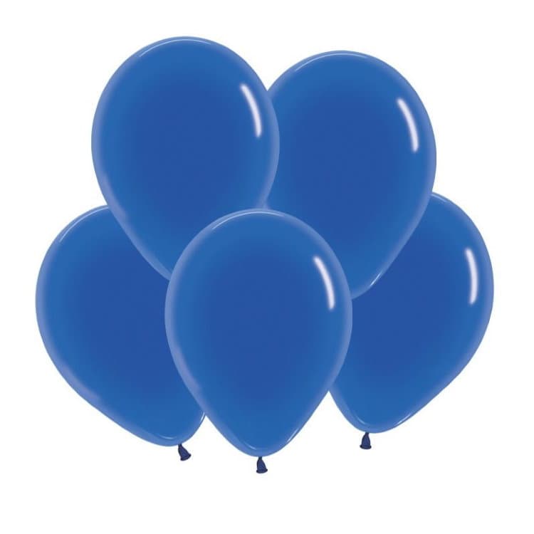 Шар кристалл синий 30 см (для даблстафф)