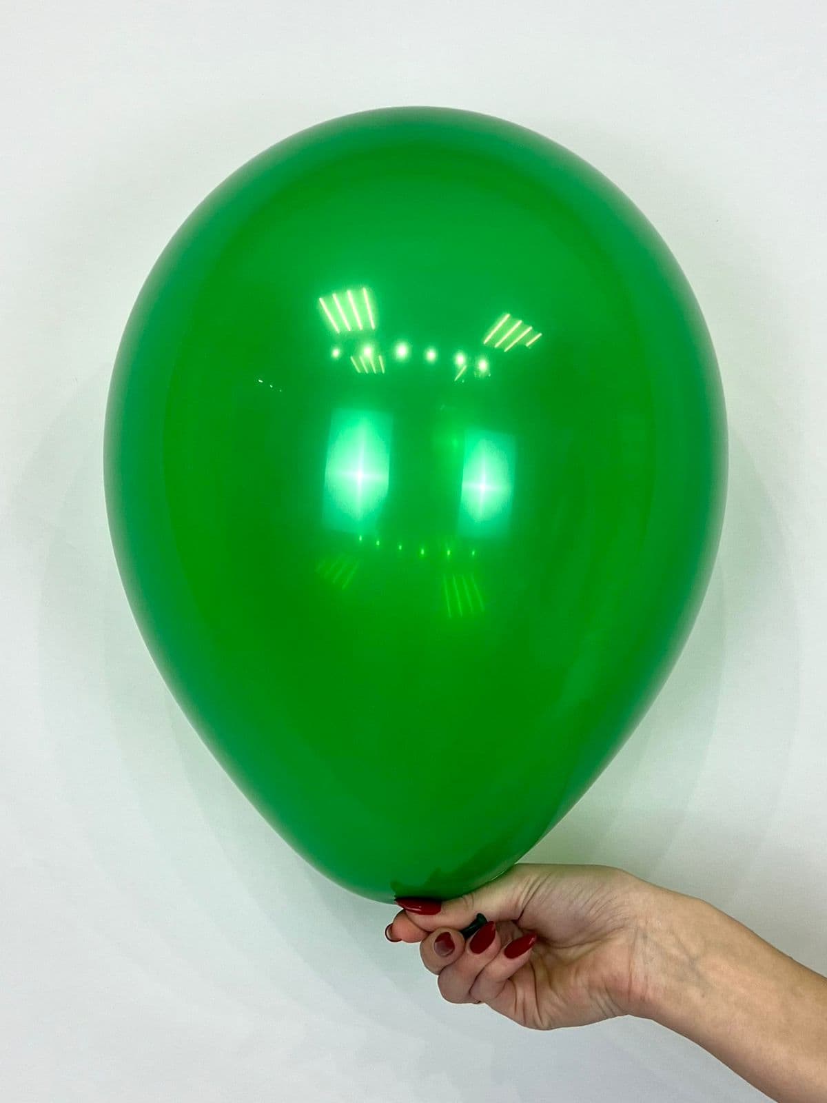 Шар кристалл зеленый 30 см (для даблстафф)