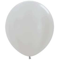 Шар металлик серебро 30"/ 75 см