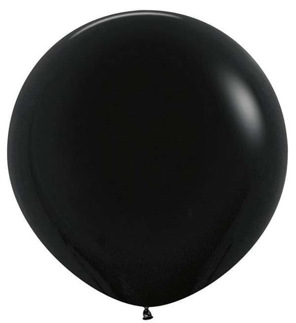 Шар Пастель черный 30"/ 75 см