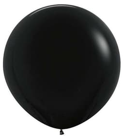 Шар Пастель черный 30"/ 75 см