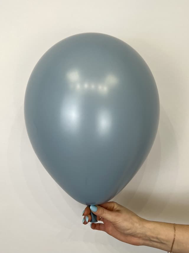 Шар Пастель  голубой ретро 30 см Шар Пастель  голубой ретро 30 см