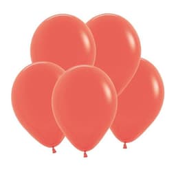 Шар пастель коралл 30 см