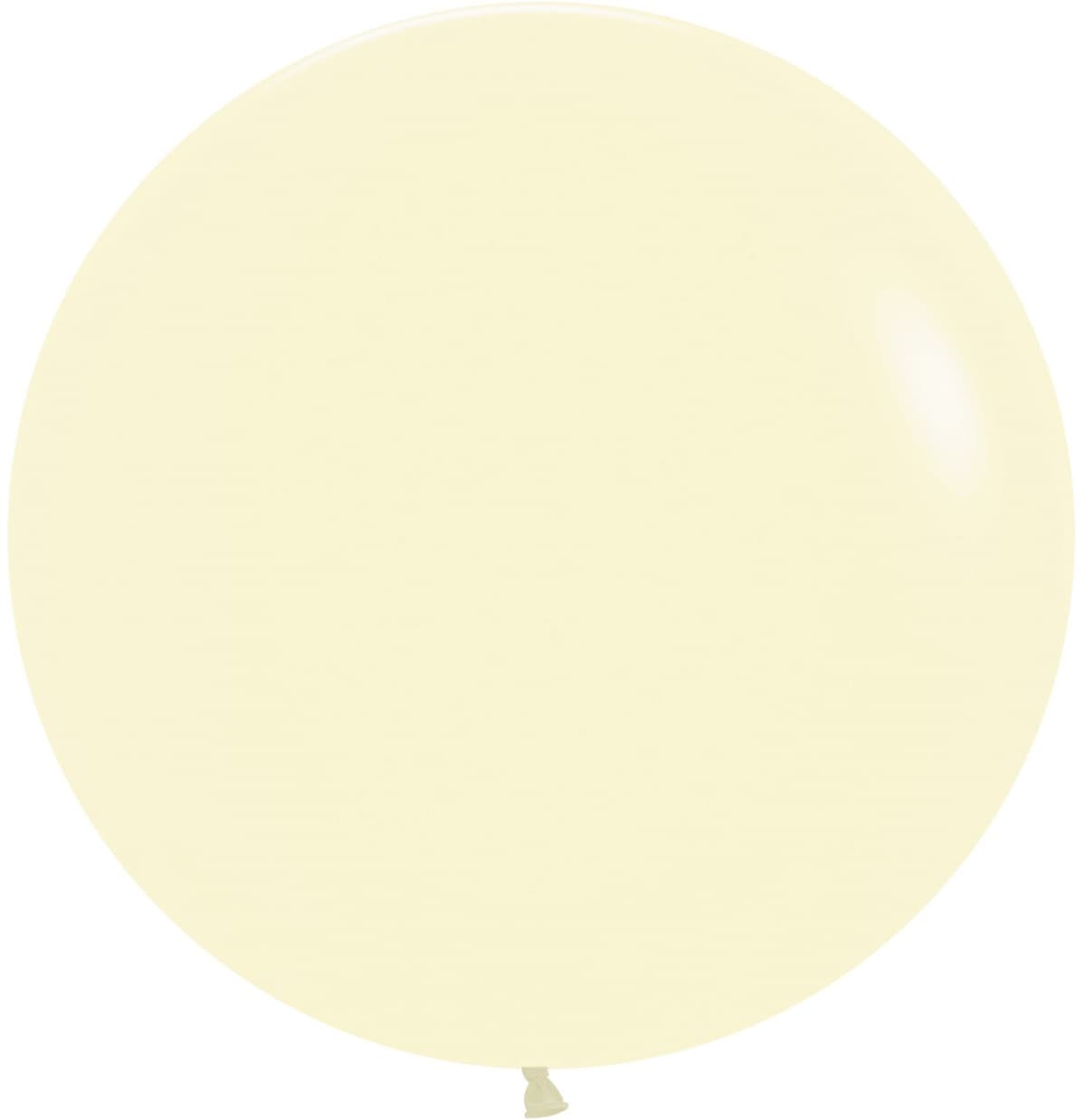 Шар пастель Макарунс, нежно-желтый / 90 см