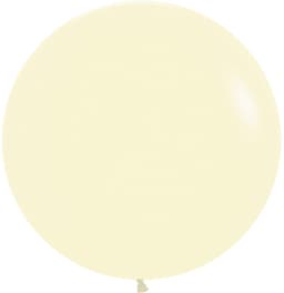 Шар пастель Макарунс, нежно-желтый / 90 см