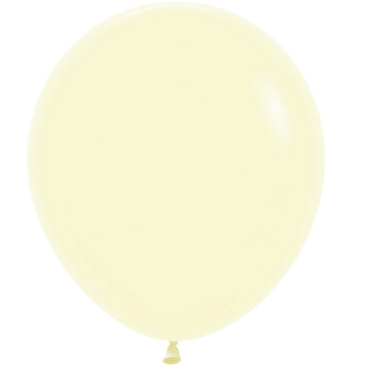 Шар пастель Макарунс желтый 45 см