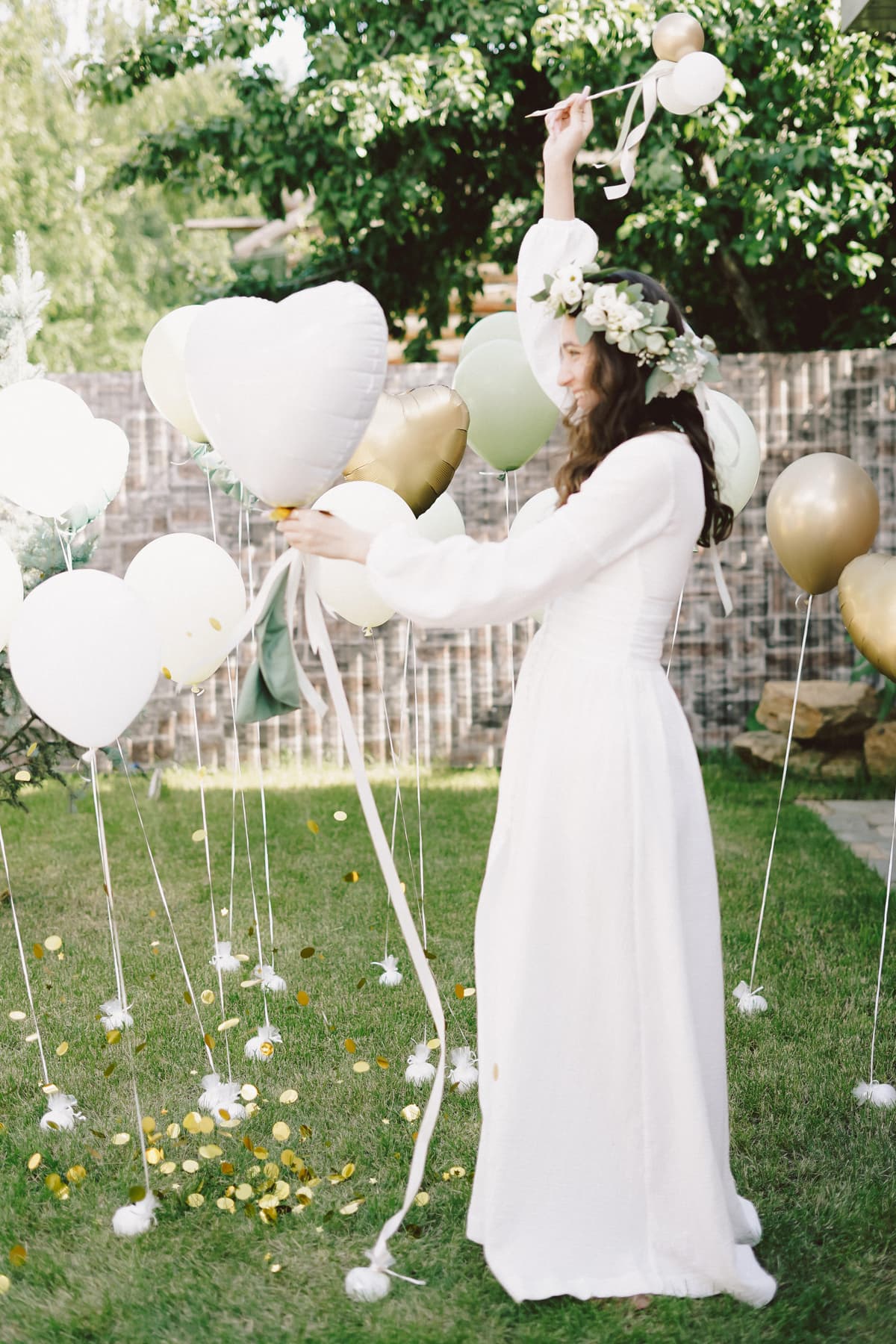 Шар с фамилией на девичник