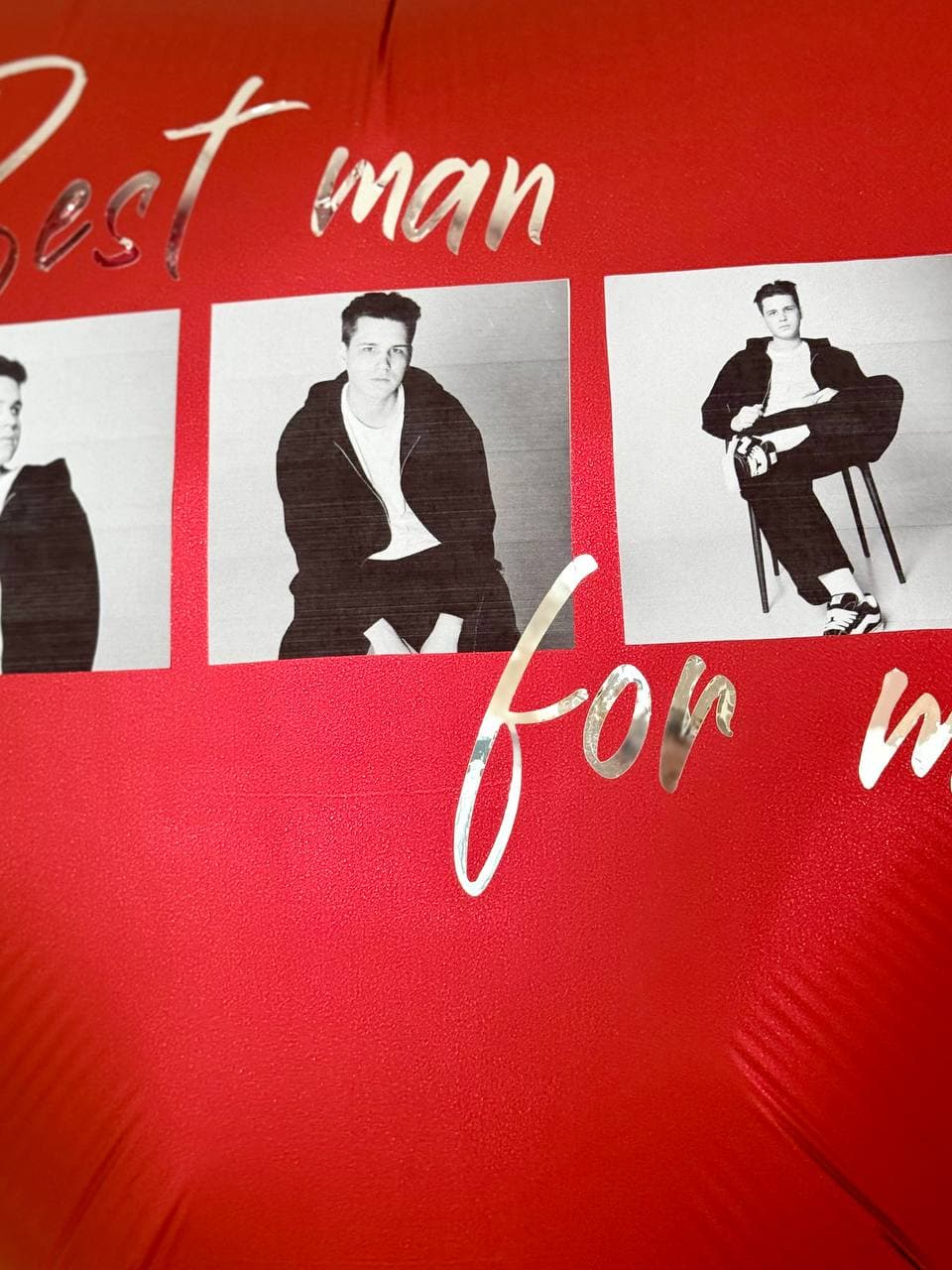 Шар с фотографией «Лучшему мужчине»