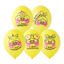 Шар с рис 14"/ 35 см С ДР Уточка