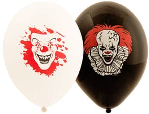 Шар с рис 14"/35см Клоун ужасный Шар с рис 14"/35см Клоун ужасный