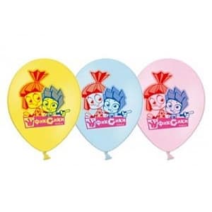 Шар с рис 14" Фиксики многоц Шар с рис 14" Фиксики многоц