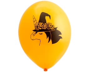 Шар с рис 14" Хеллоуин Единорог Шар с рис 14" Хеллоуин Единорог