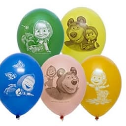 Шар с рис 14" Маша и Медведь