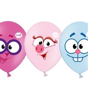 Шар с рис 14" Смешарики Улыбки