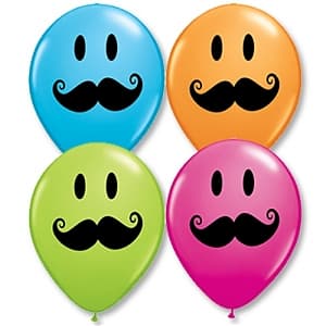 Шар с рис 14" Усы Шар с рис 14" Усы