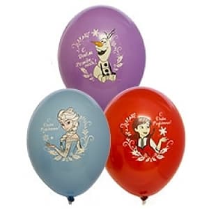 Шар с рисунком 14" Disney Холодное сердце 3цв